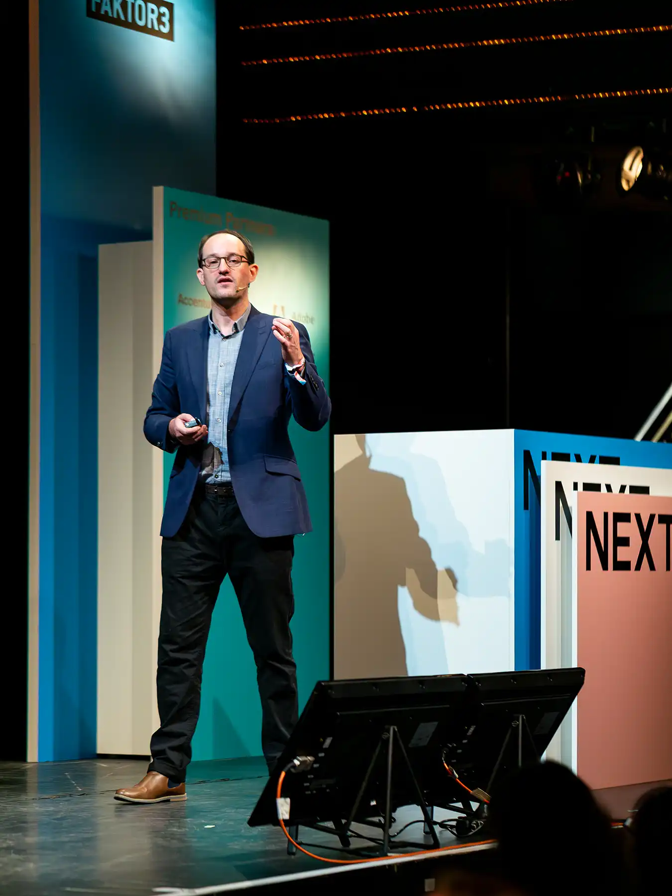 Speaker David Mattin auf der NEXT Conference in Hamburg